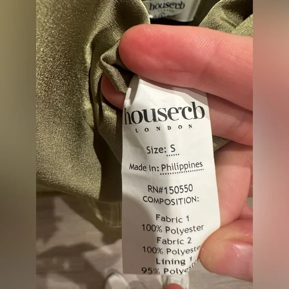 House of CB Olive Green Midi Dress - Picture 14 of 15